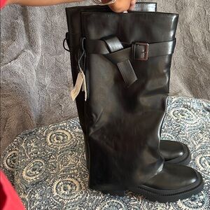 NWT Zara Boots with Buckle